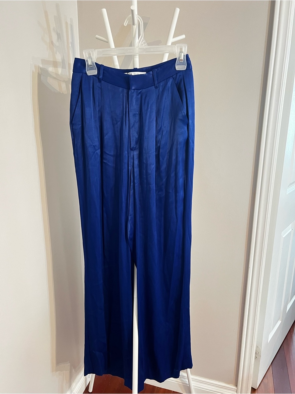 Zara Blue satin Dress Pants